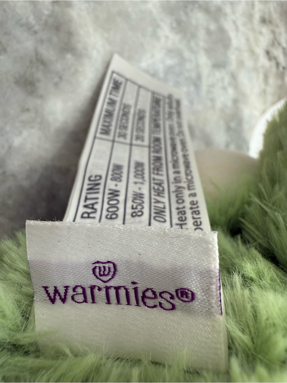 Warmies small 9in Green Dinosaur Plush Microwavable Lavender Scented - Picture 7 of 16